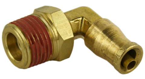 1/4" Hose 3/8" NPT 90 Deg Push-to-Connect - Hot Spot Fab