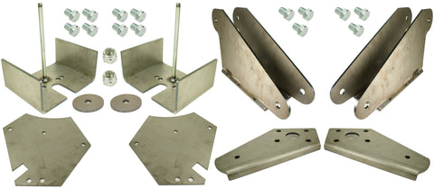 55-57 Chevy Bolt-On Front/Rear Bracket Kit - Hot Spot Fab