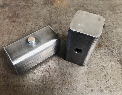 All Steel 2 Inch Lowering Blocks - Hot Spot Fab
