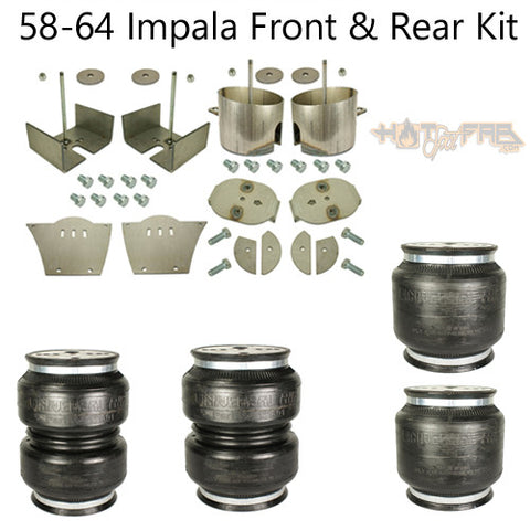 Chevy Impala 58-64 Front And Rear Air Bag Brackets - Hot Spot Fab